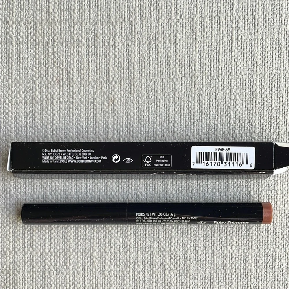 Bobbi Brown Ruby Shimmer Long wear cream Eye Shadow Stick